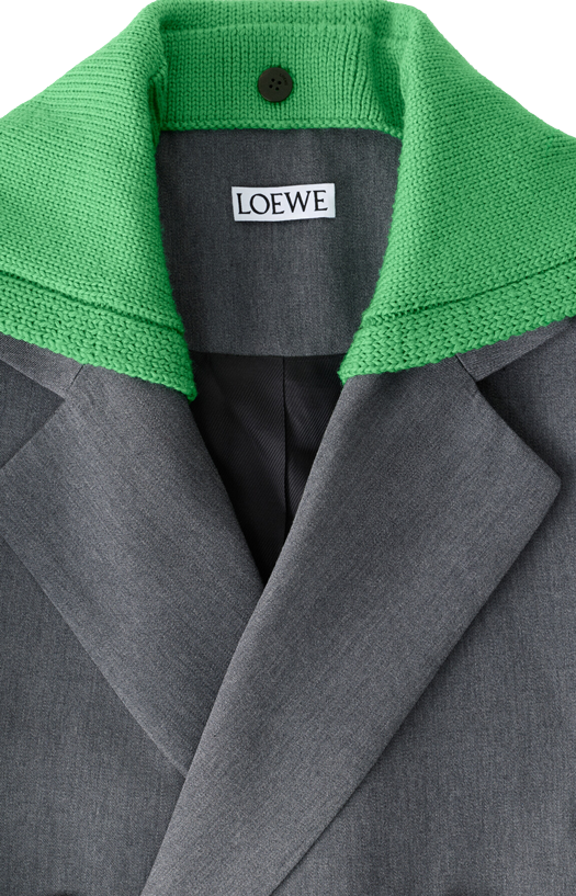 Wool Jacket in Grey