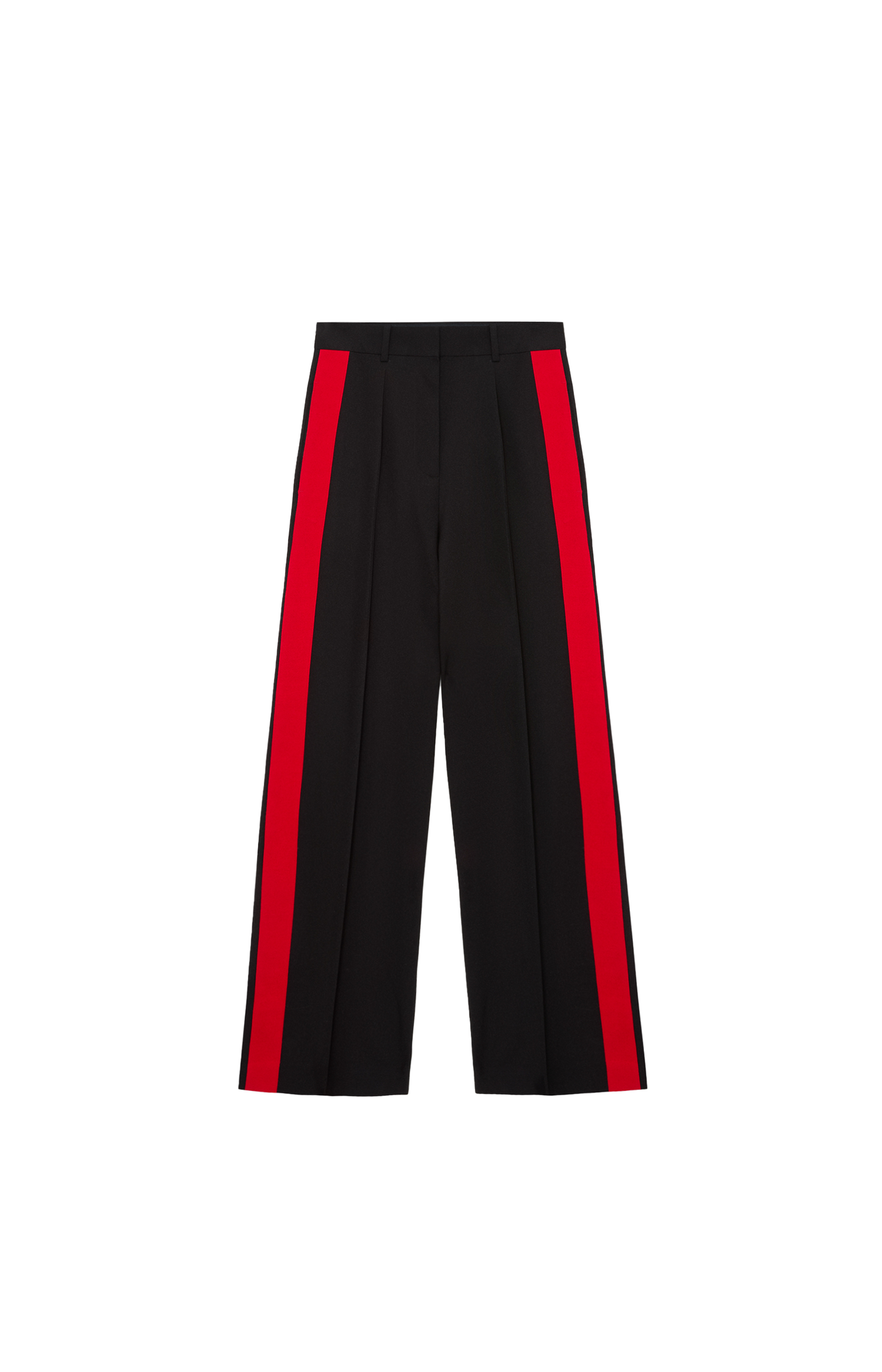 Loewe Viscose and Wool Blend Trousers in Black — front view