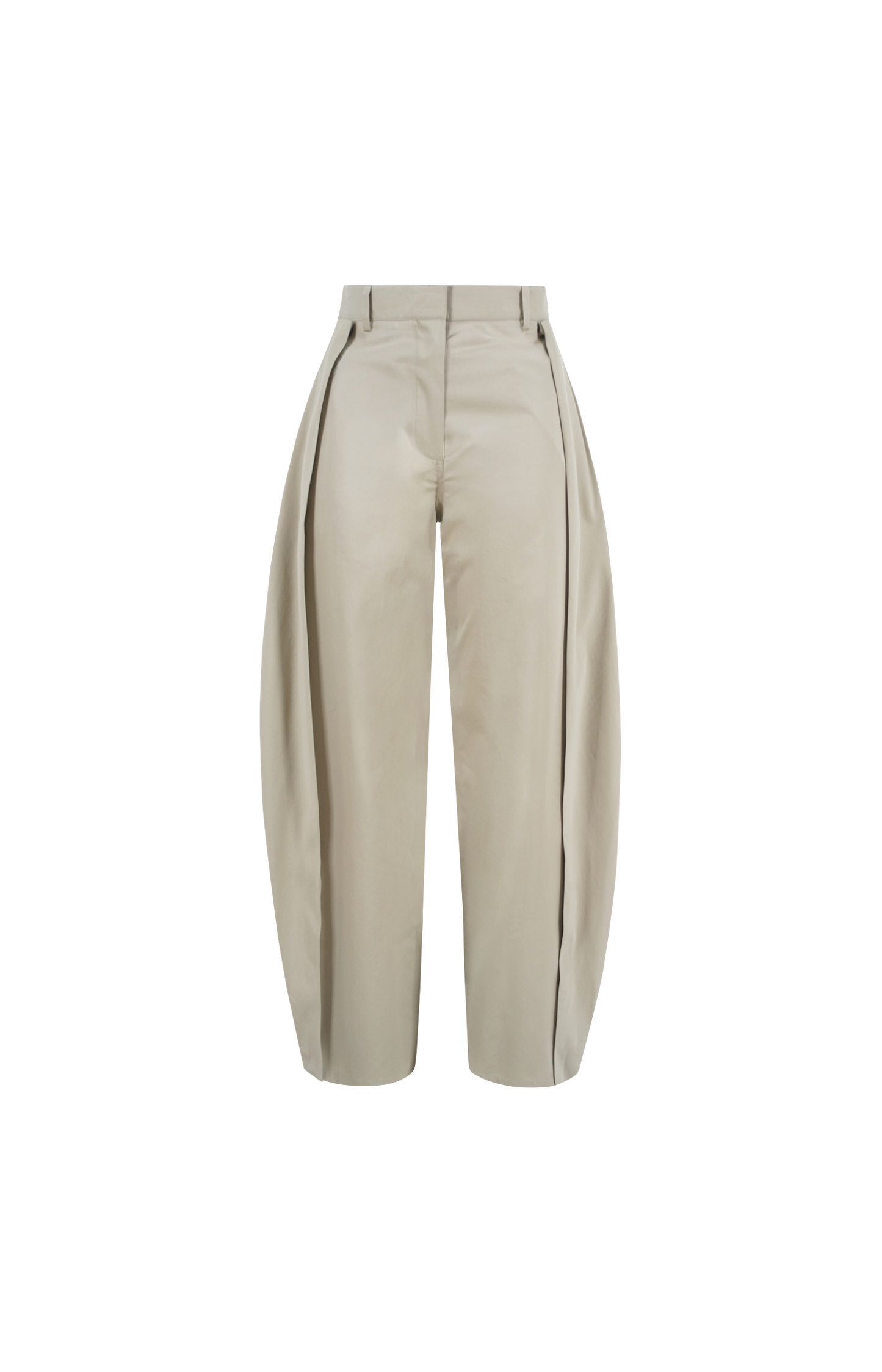 Loewe Beige Trousers in Cotton and Silk