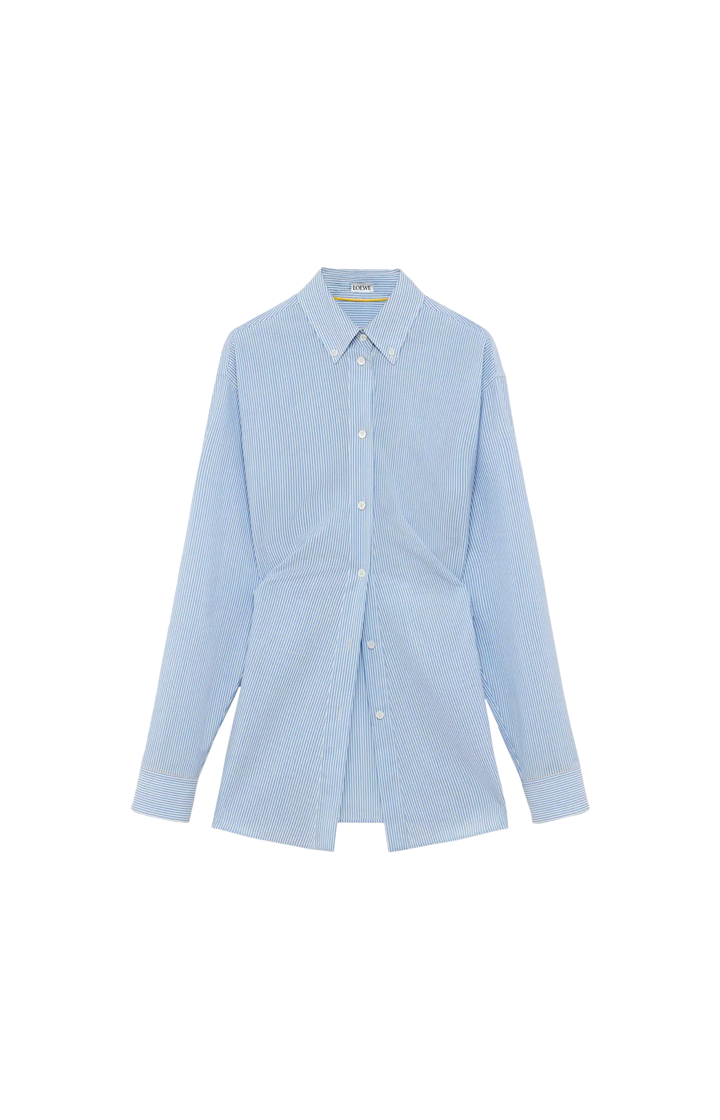 Wool Shirt in Blue/White