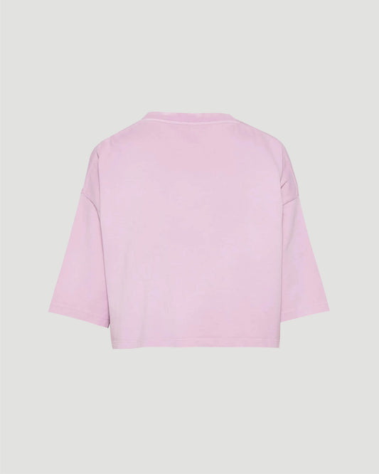 Cropped T-Shirt in Lilac