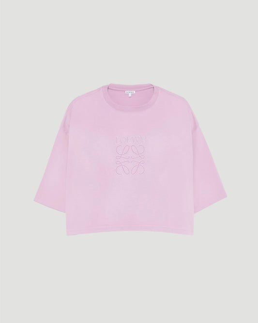 Cropped T-Shirt in Lilac