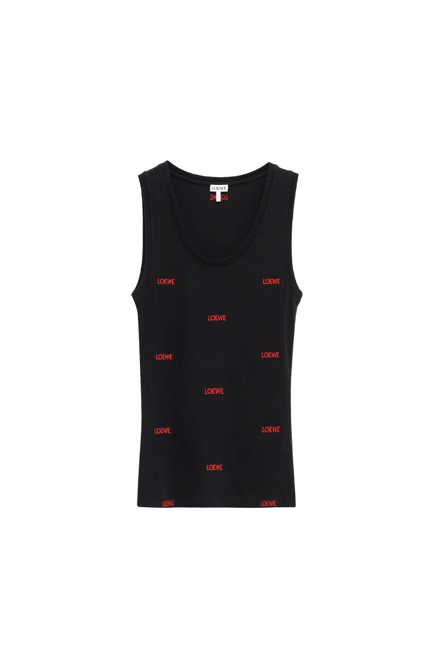 Tank top in stretch cotton