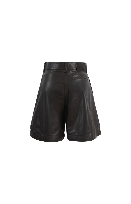Loewe Brown Short in Nappa Leather