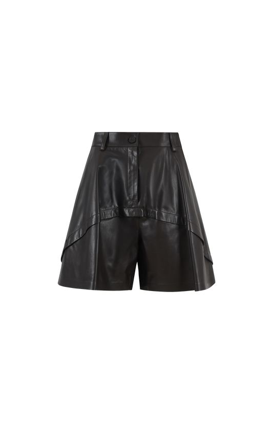Loewe Brown Short in Nappa Leather