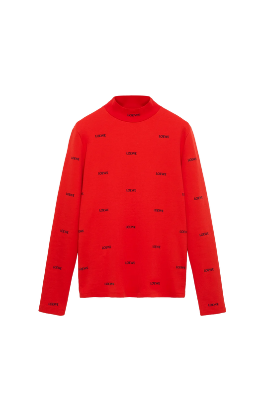 Viscose Blend Top in Red