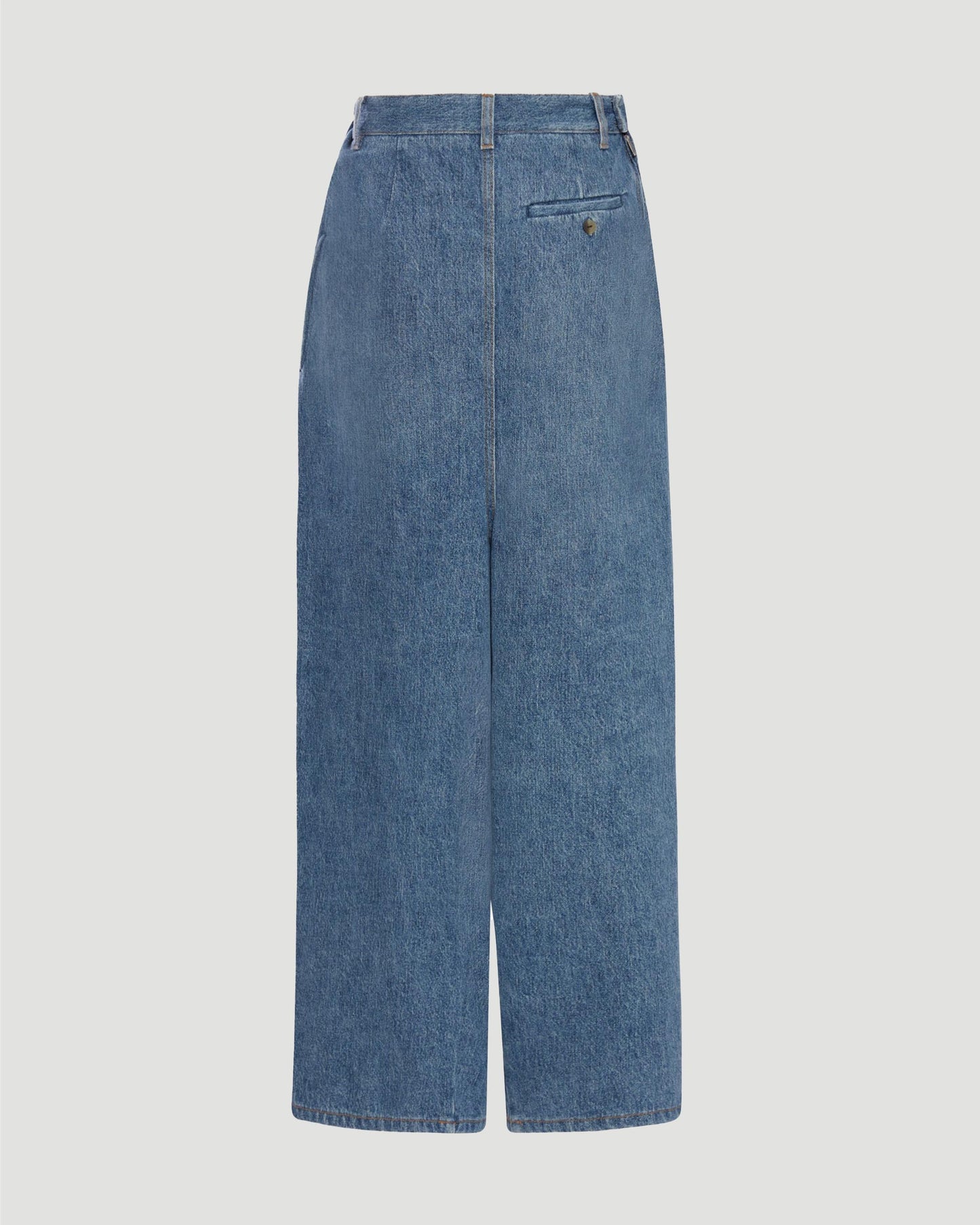 Draped Jeans in Blue