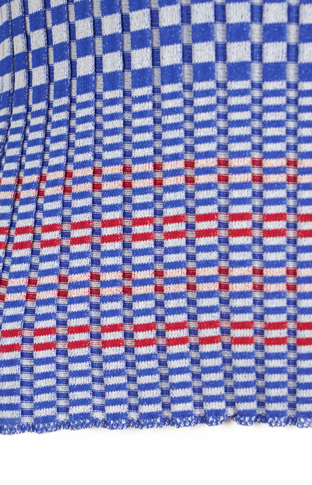 LOEWE x Cosima von Bonin Checked High-Neck Sweater in Blue — product photo 2