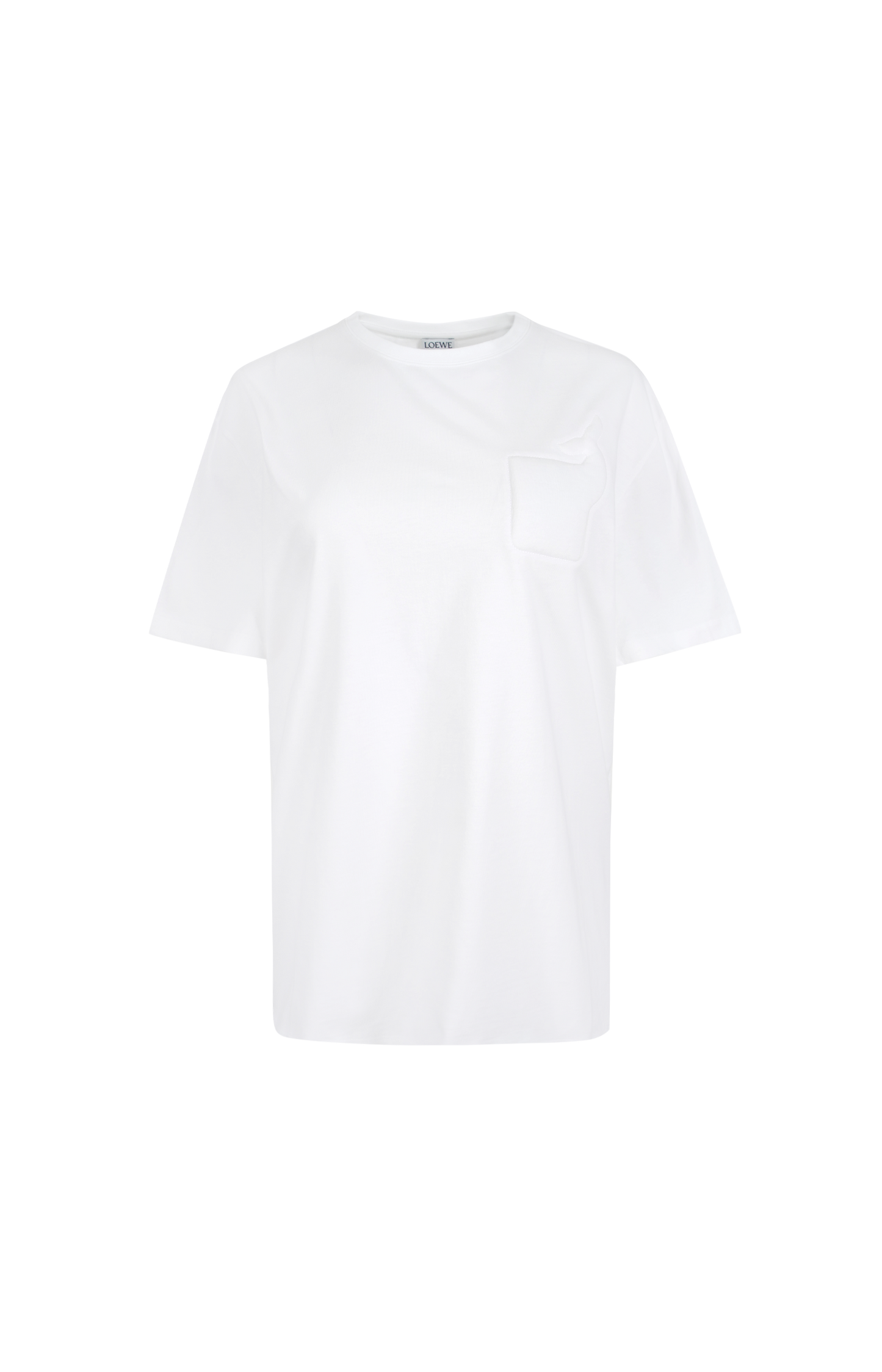 LOEWE x Cosima von Bonin Logo Patch T-Shirt in White