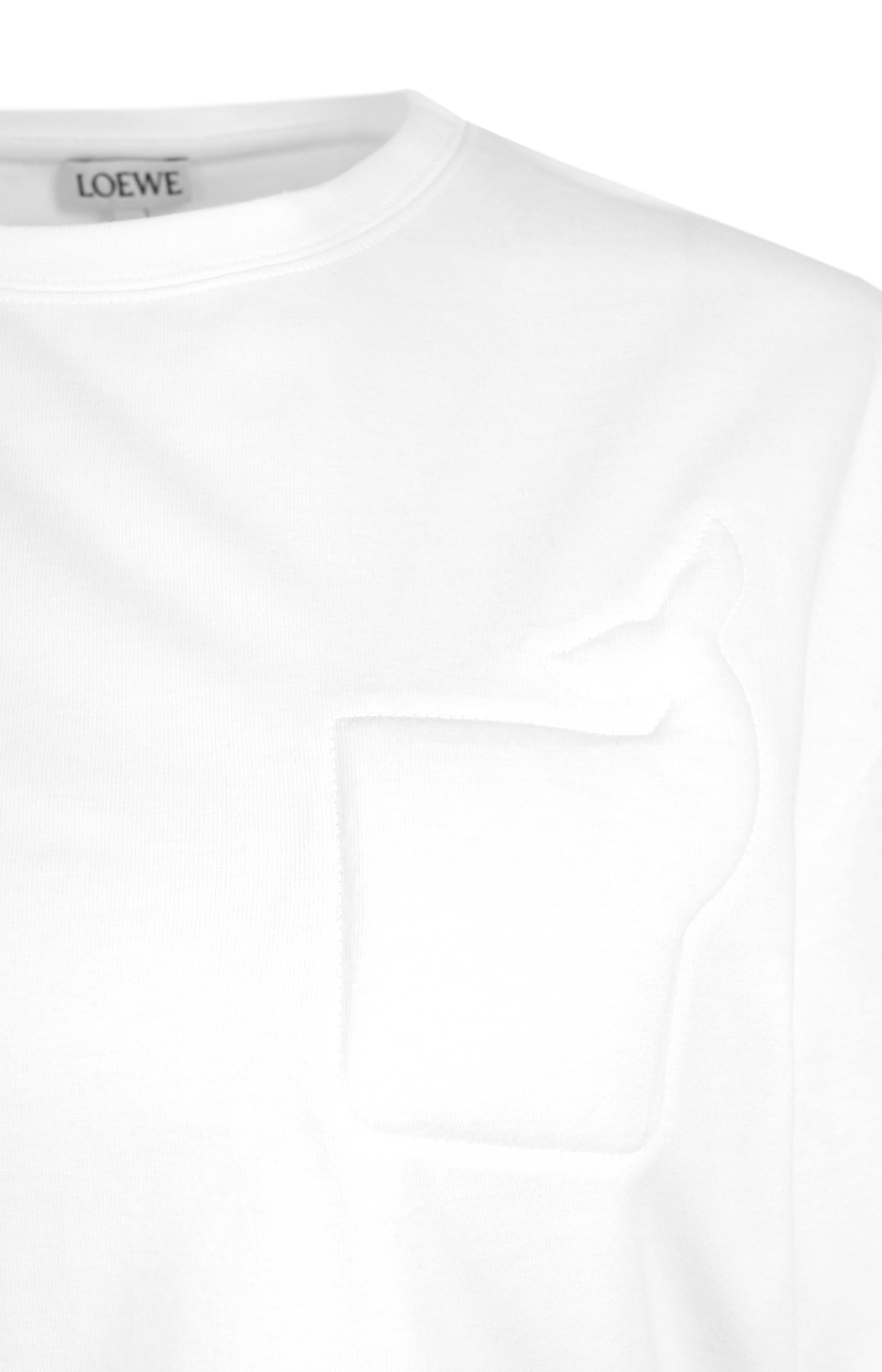 LOEWE x Cosima von Bonin Logo Patch T-Shirt in White