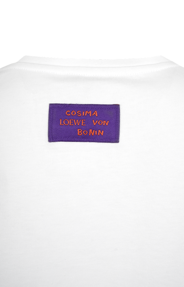 LOEWE x Cosima von Bonin Logo Patch T-Shirt in White