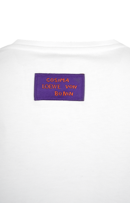 LOEWE x Cosima von Bonin Logo Patch T-Shirt in White — product photo 2