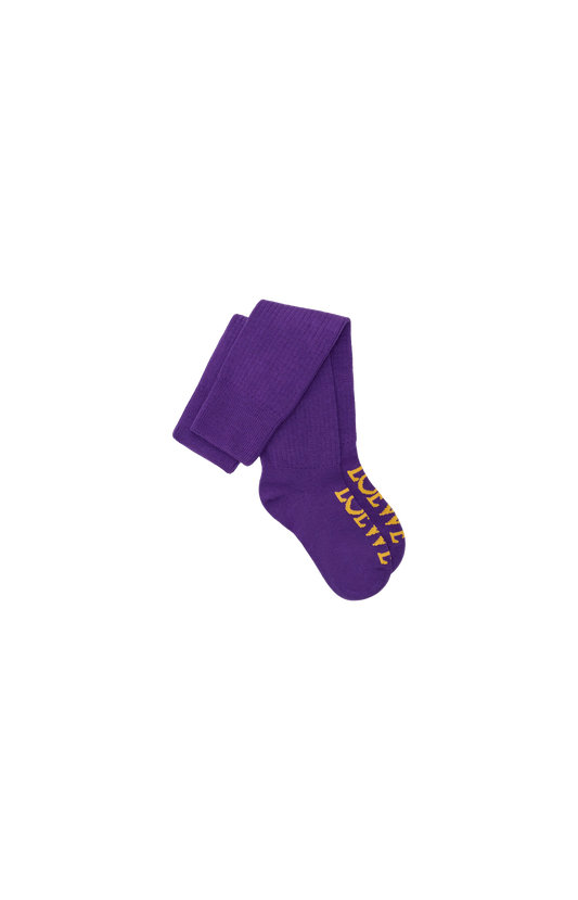Wool Socks in Purple