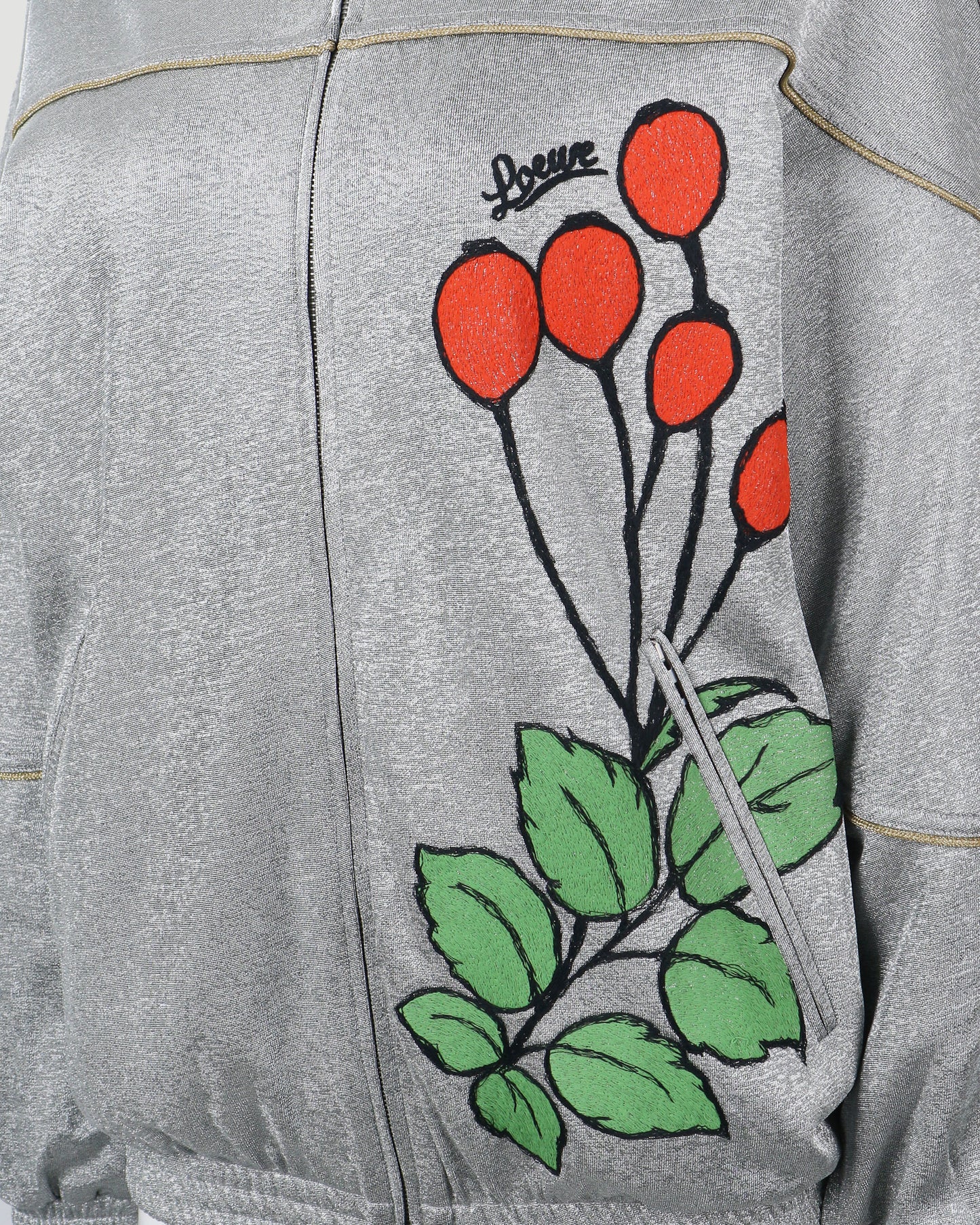 SILVER TRACKSUIT JACKET