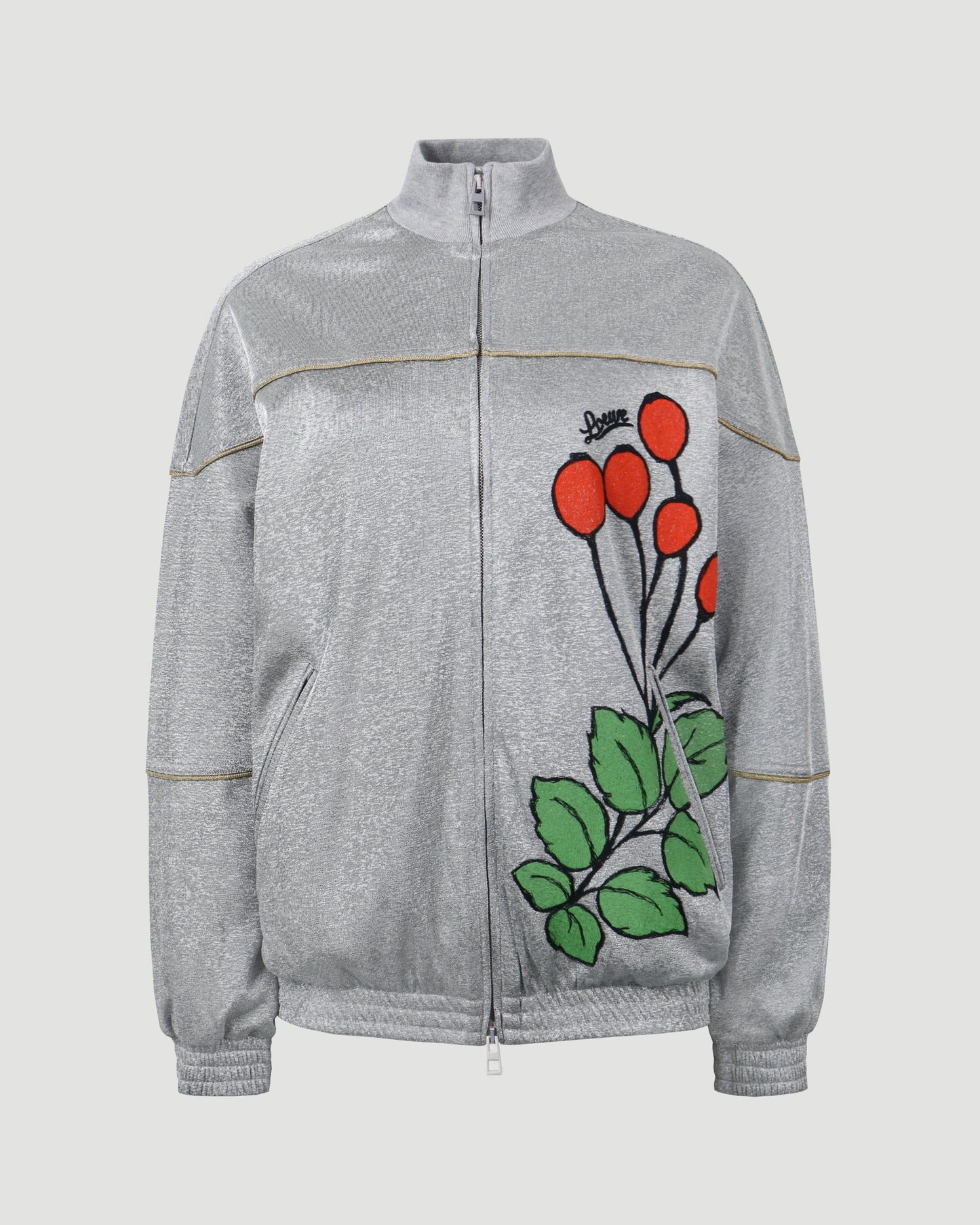 SILVER TRACKSUIT JACKET