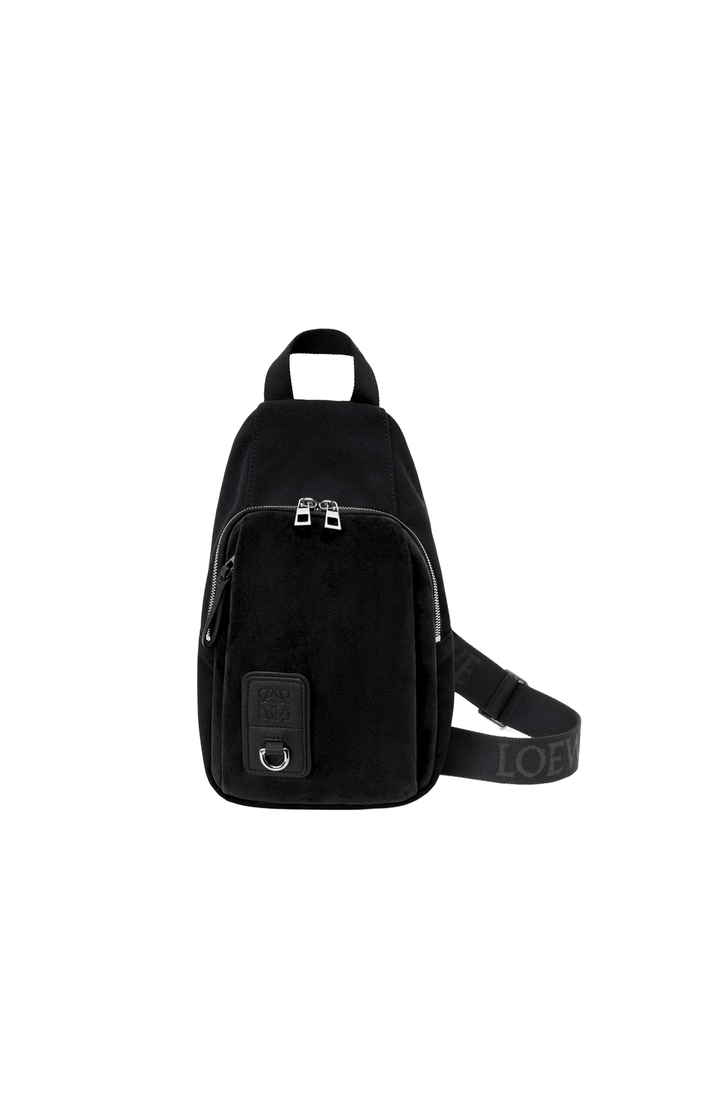 Flex sling in canvas and suede