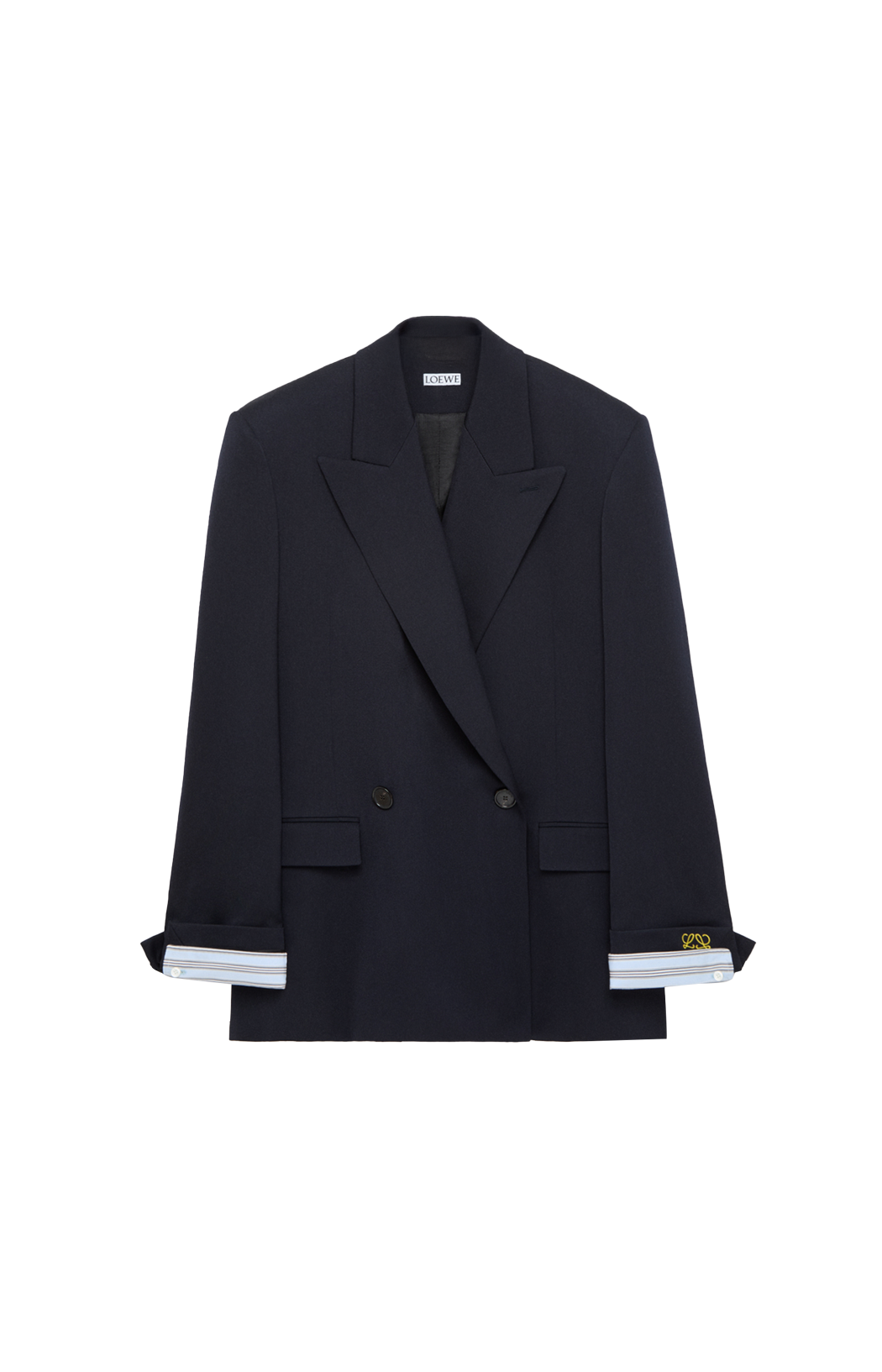 Double-breasted jacket in wool blend