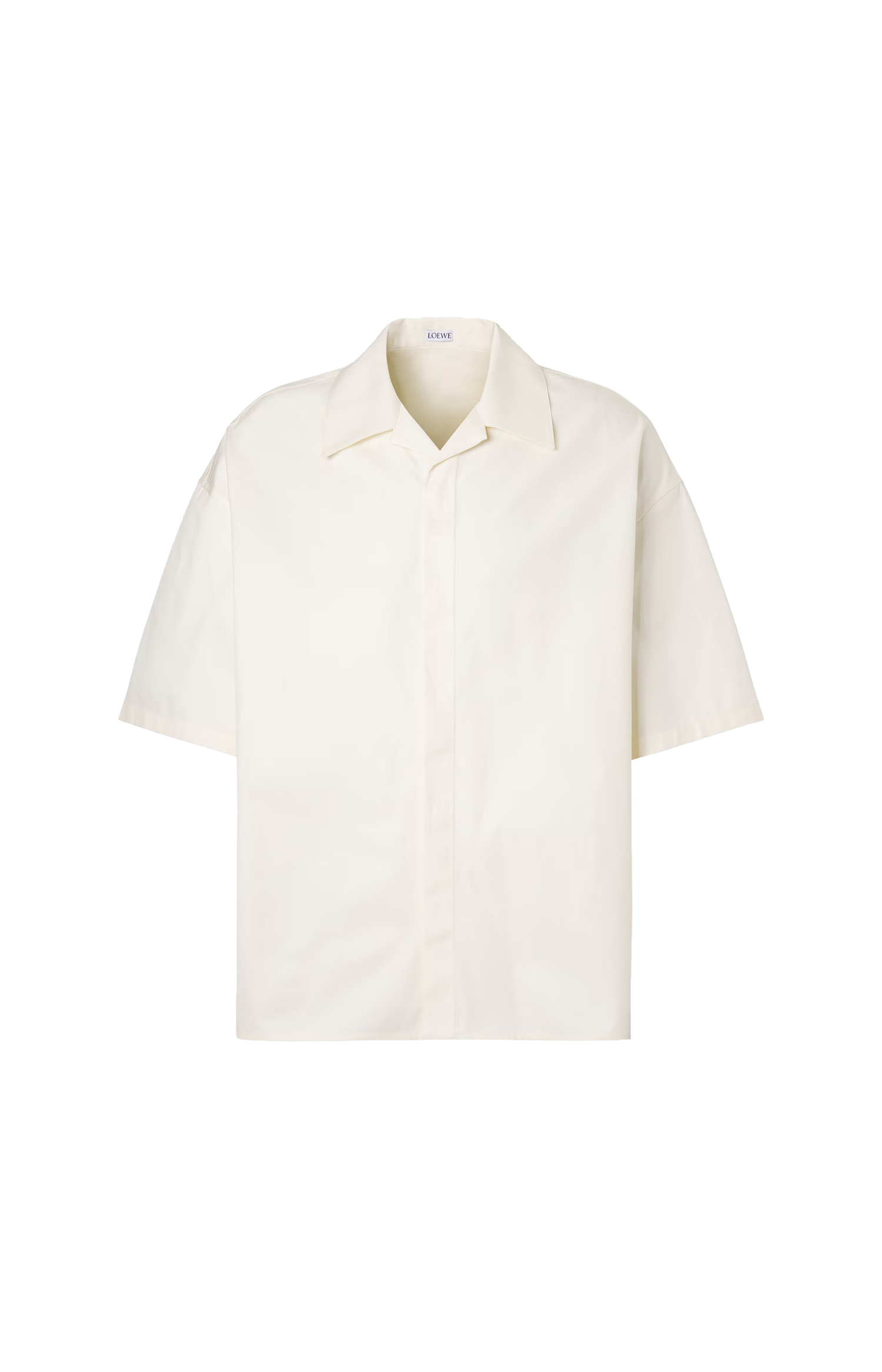 White shirt on a white background