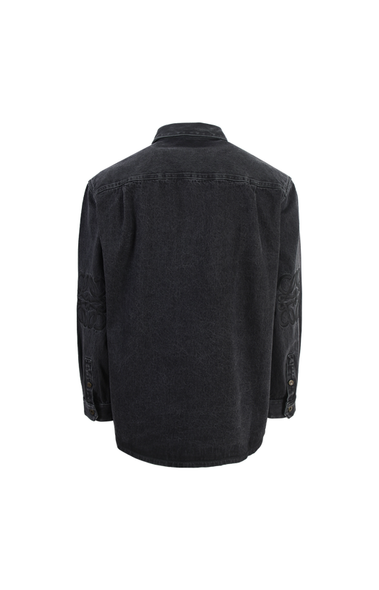 Anagram overshirt in denim