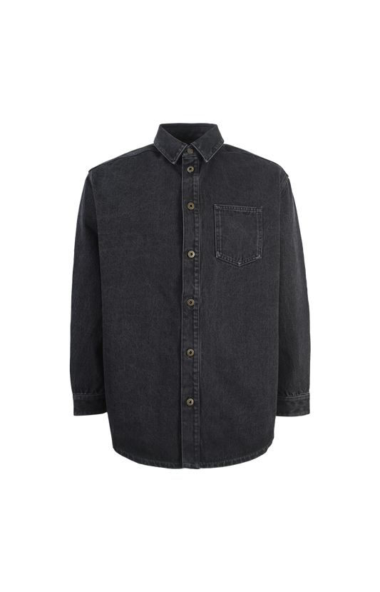 Anagram overshirt in denim