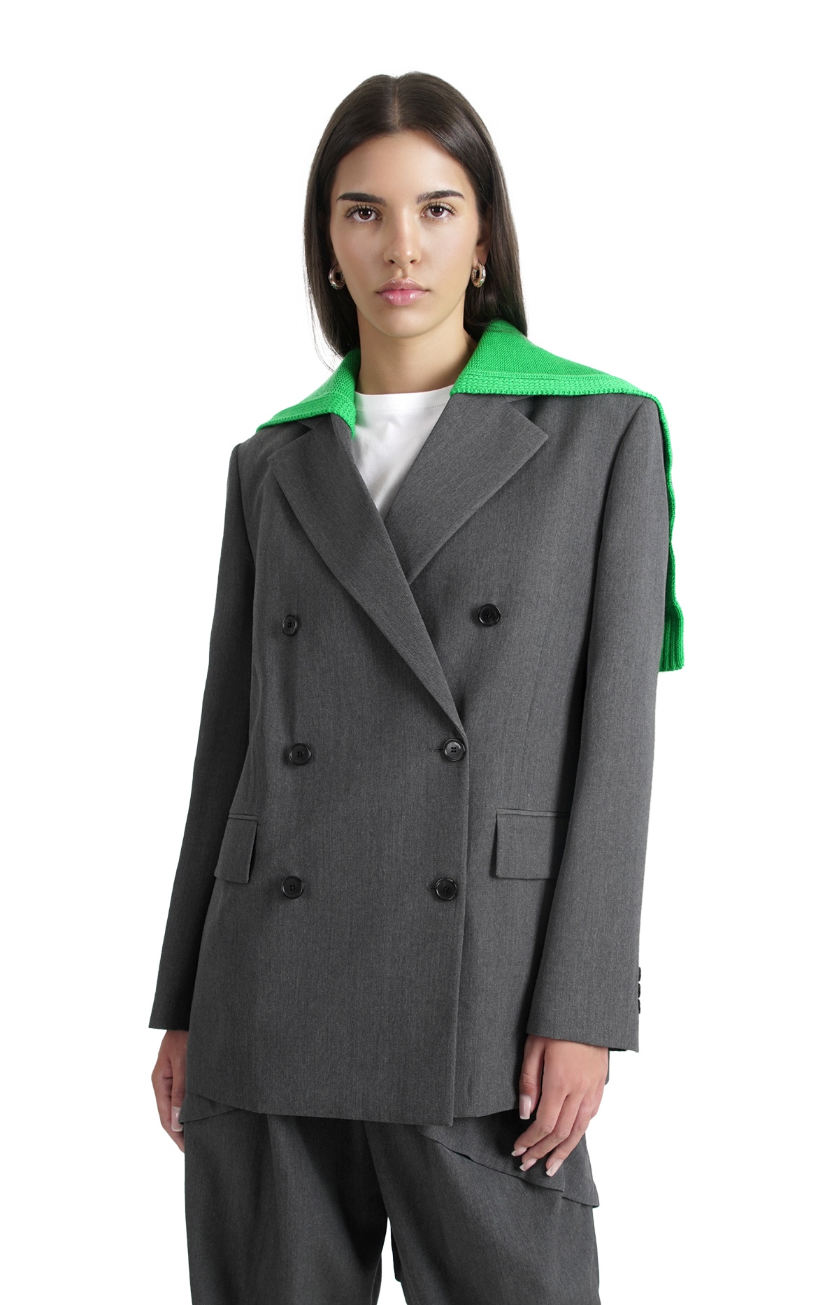 Wool Jacket in Grey
