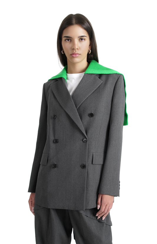 Wool Jacket in Grey