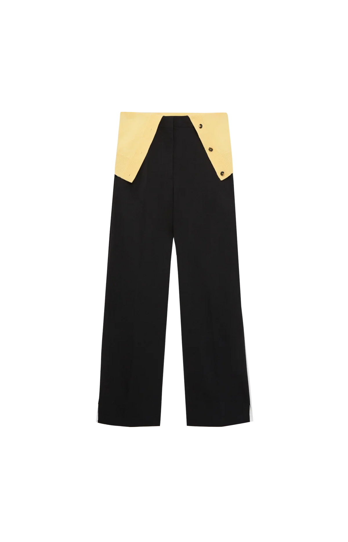 Wool Trousers in Black