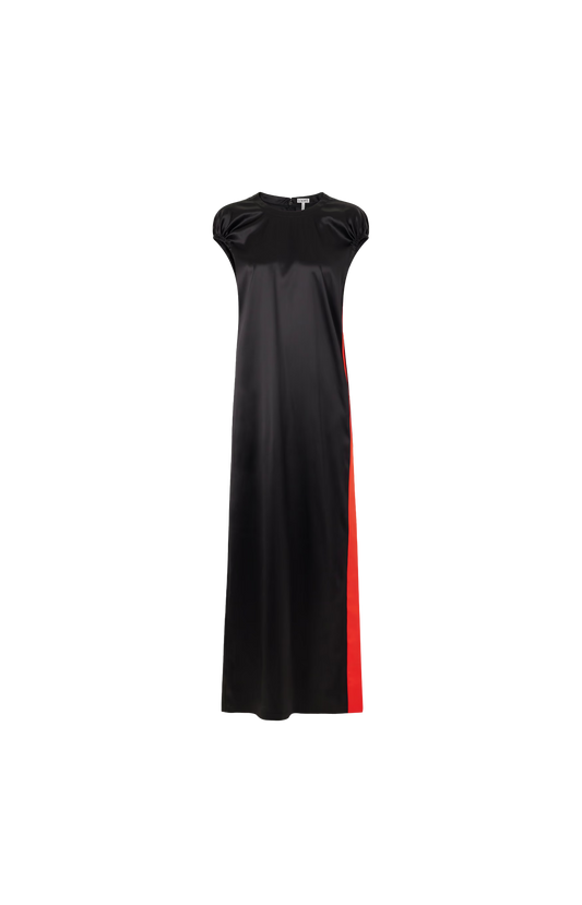 Dress in stretch silk