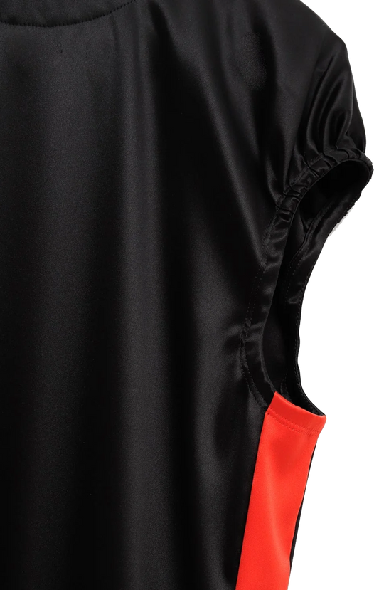 Dress in stretch silk