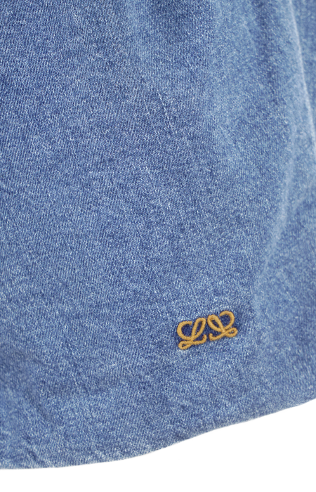 Loewe Blue Balloon Skirt in Denim