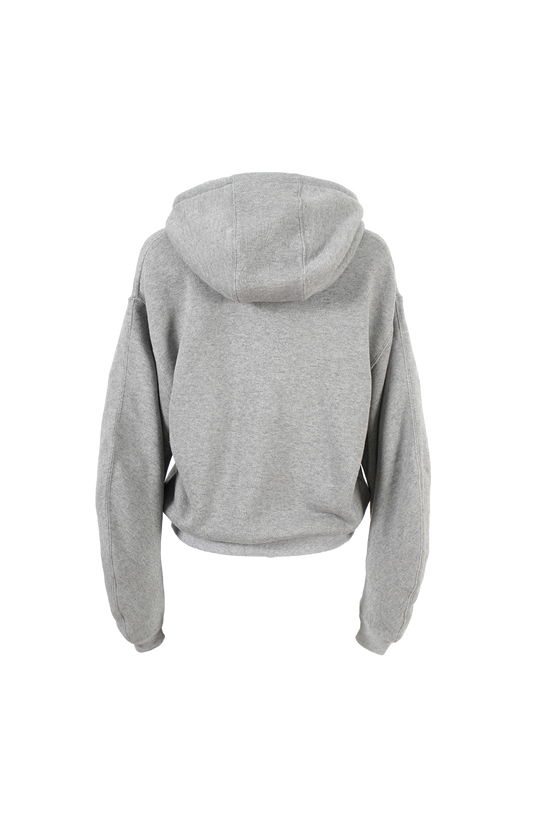 Flamenco hoodie in cotton and cashmere
