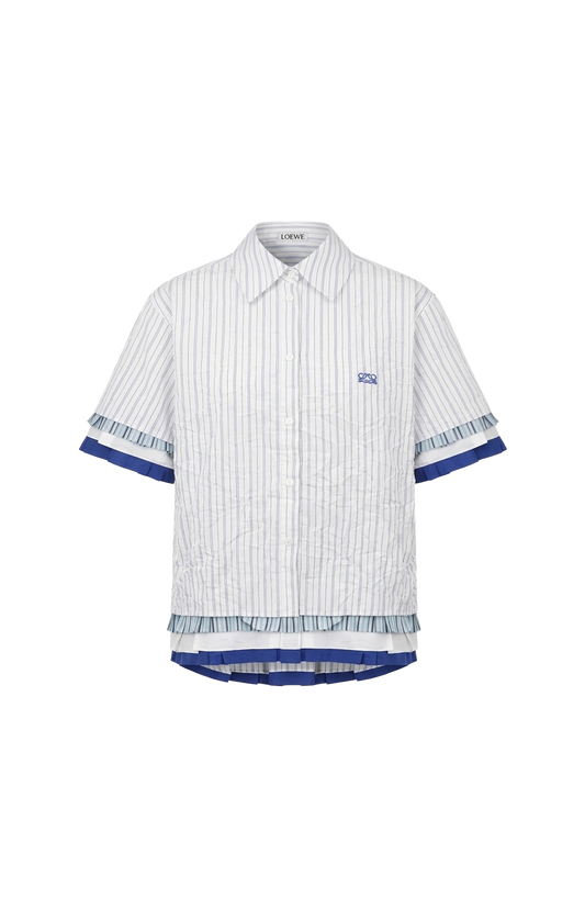 Short Sleeve Shirt in Technical Cotton