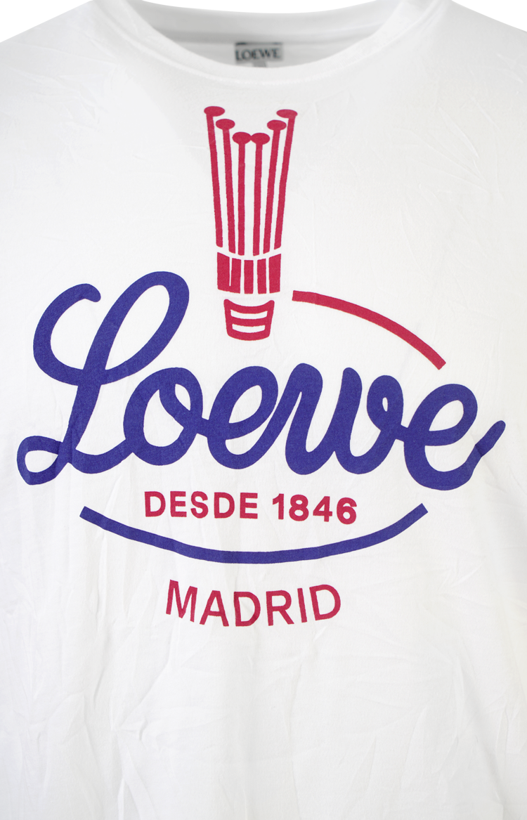 T-Shirt In Cotton Blend in White