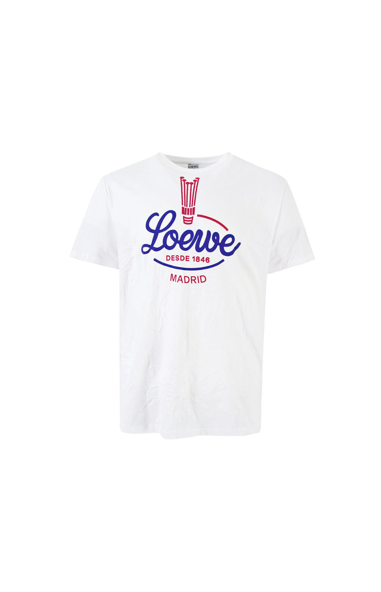 T-Shirt In Cotton Blend in White