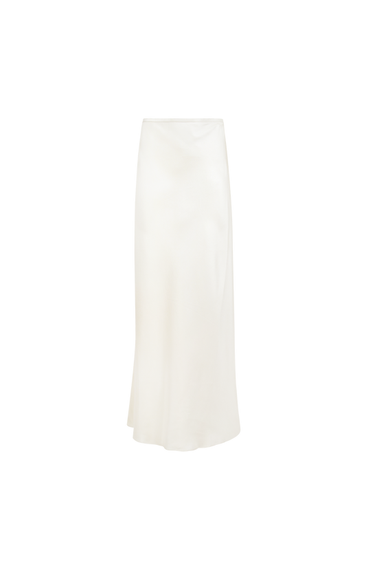 Eli Silk Twill Maxi Skirt