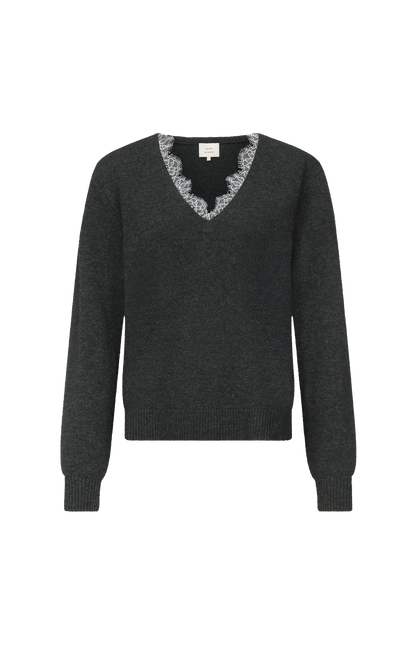 Leyla Lace Trim Sweater