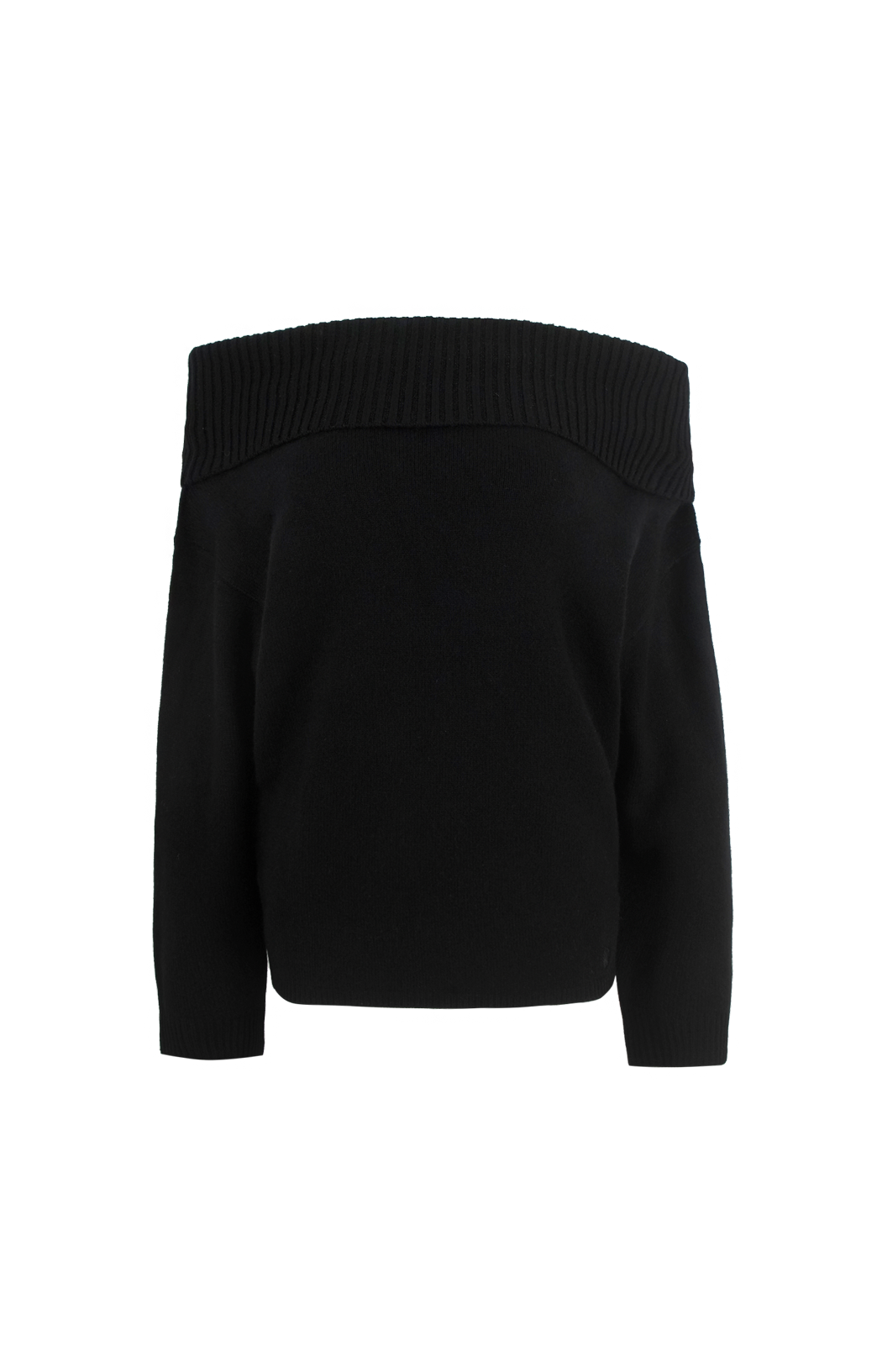 Sibyl Off the Shoulder Sweater in Black