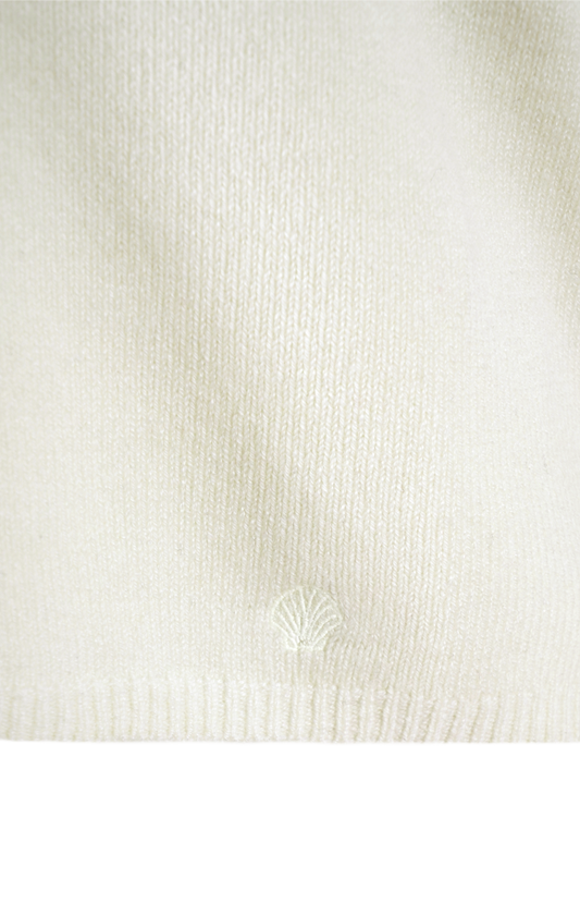 Sibyl Off the Shoulder Sweater in Ivory