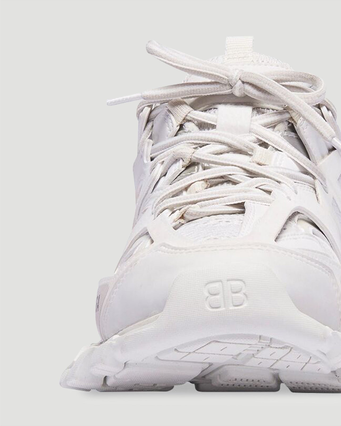 TRACK SNEAKERS IN WHITE