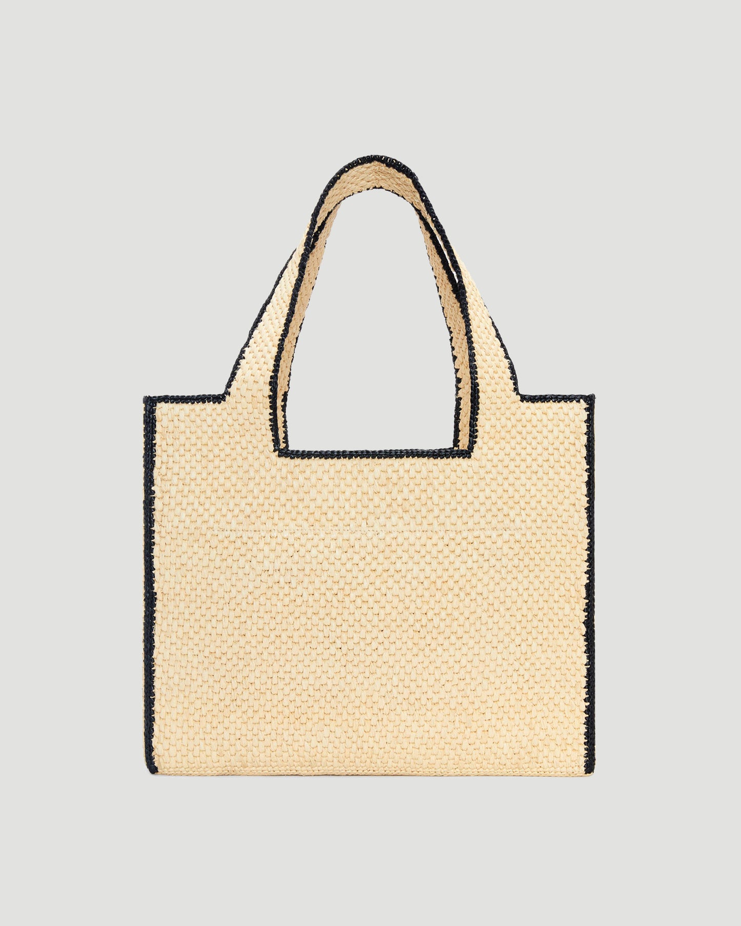Large LOEWE Font Tote in raffia