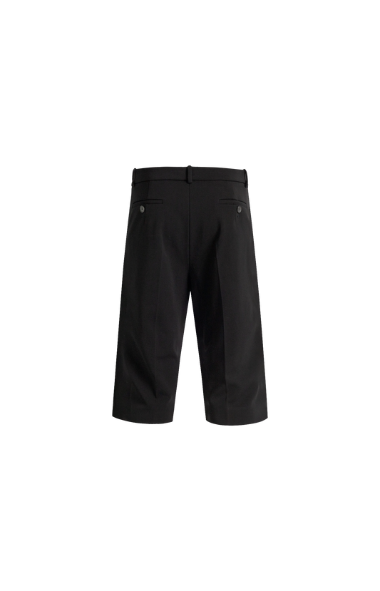 Tailored Knee-Length Fitted Pants