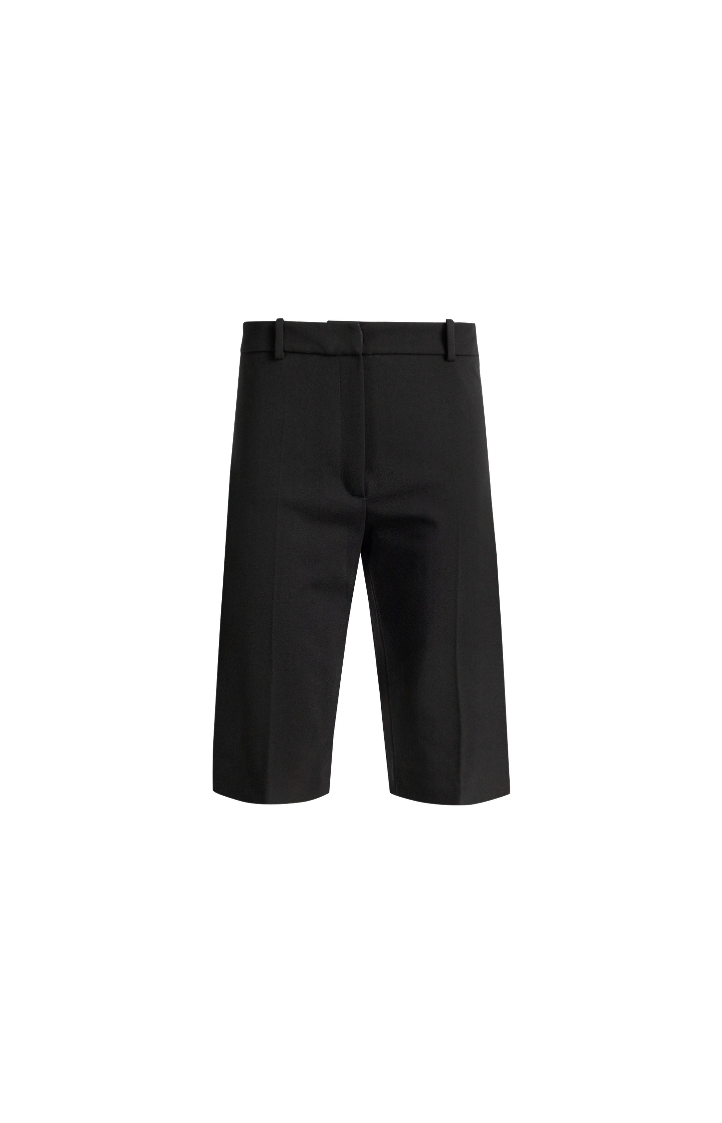 Tailored Knee-Length Fitted Pants