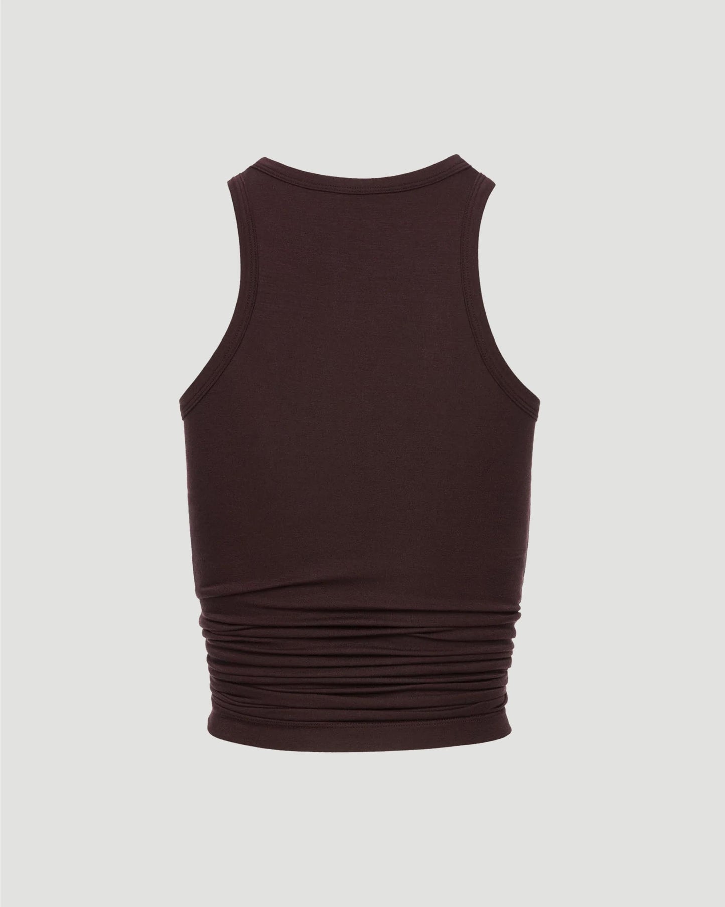 Knotted Tank Top in Brown
