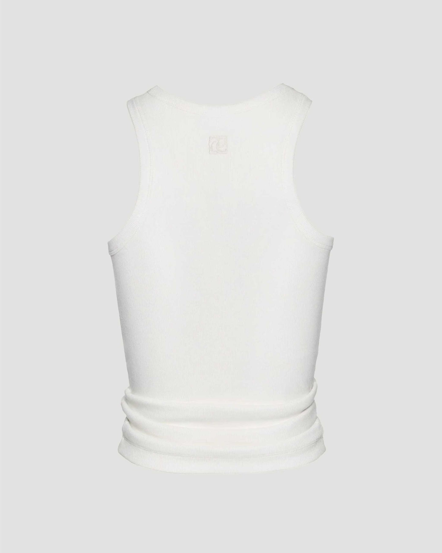 Knotted Tank Top in Cream