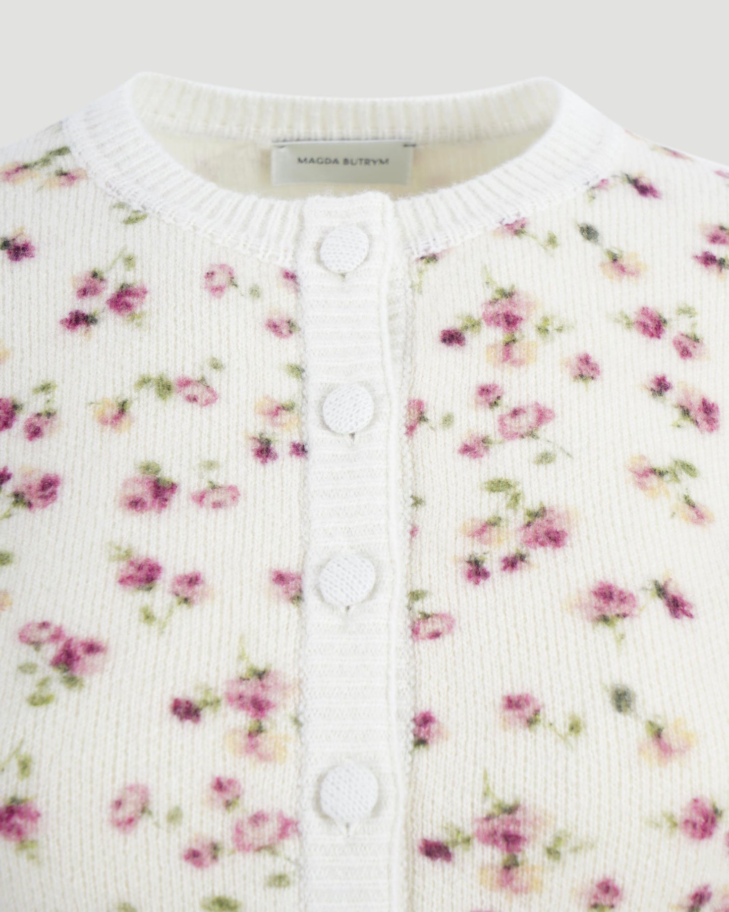 Floral Cardigan in Cream