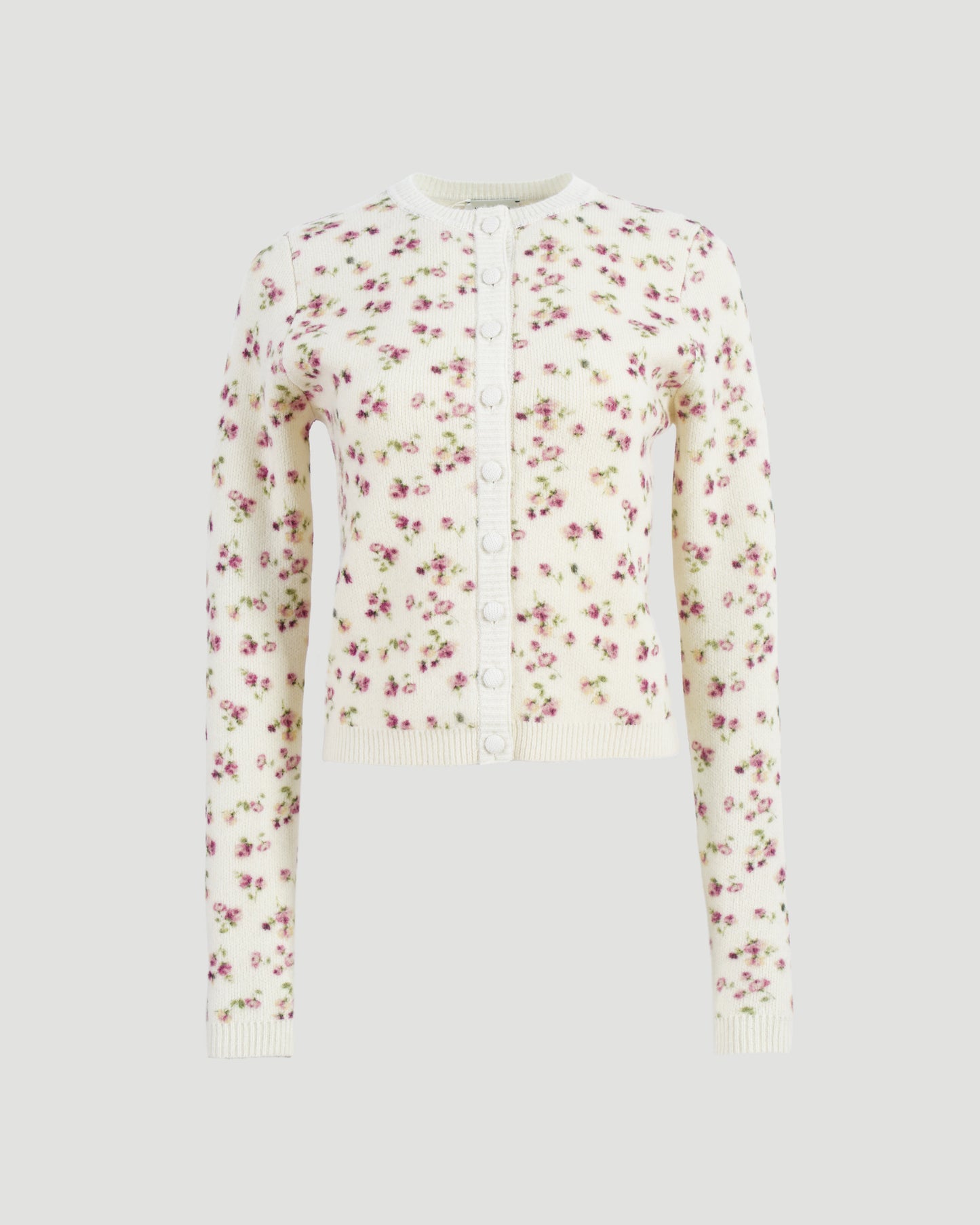 Floral Cardigan in Cream