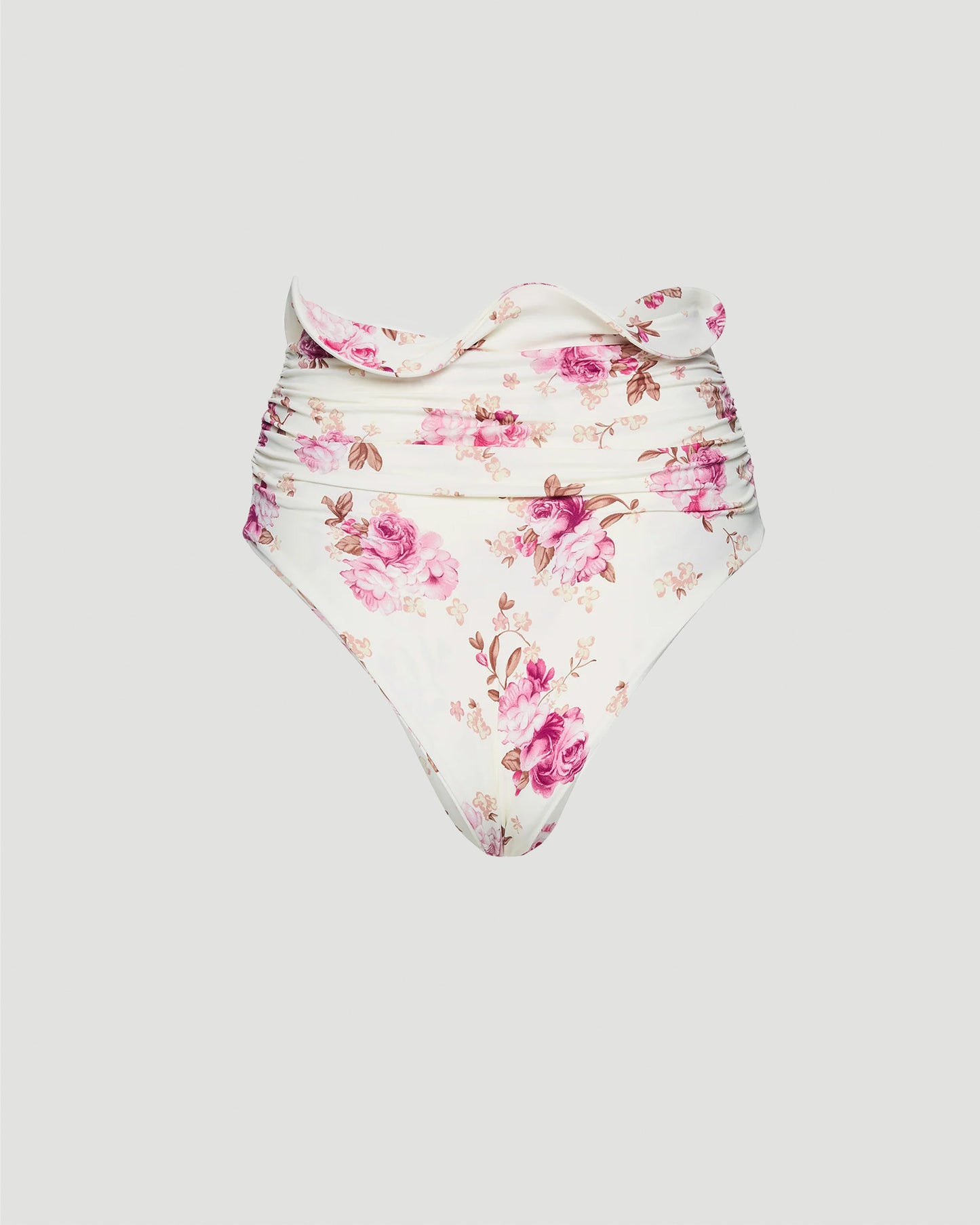 Floral-Appliqué Bikini Bottoms