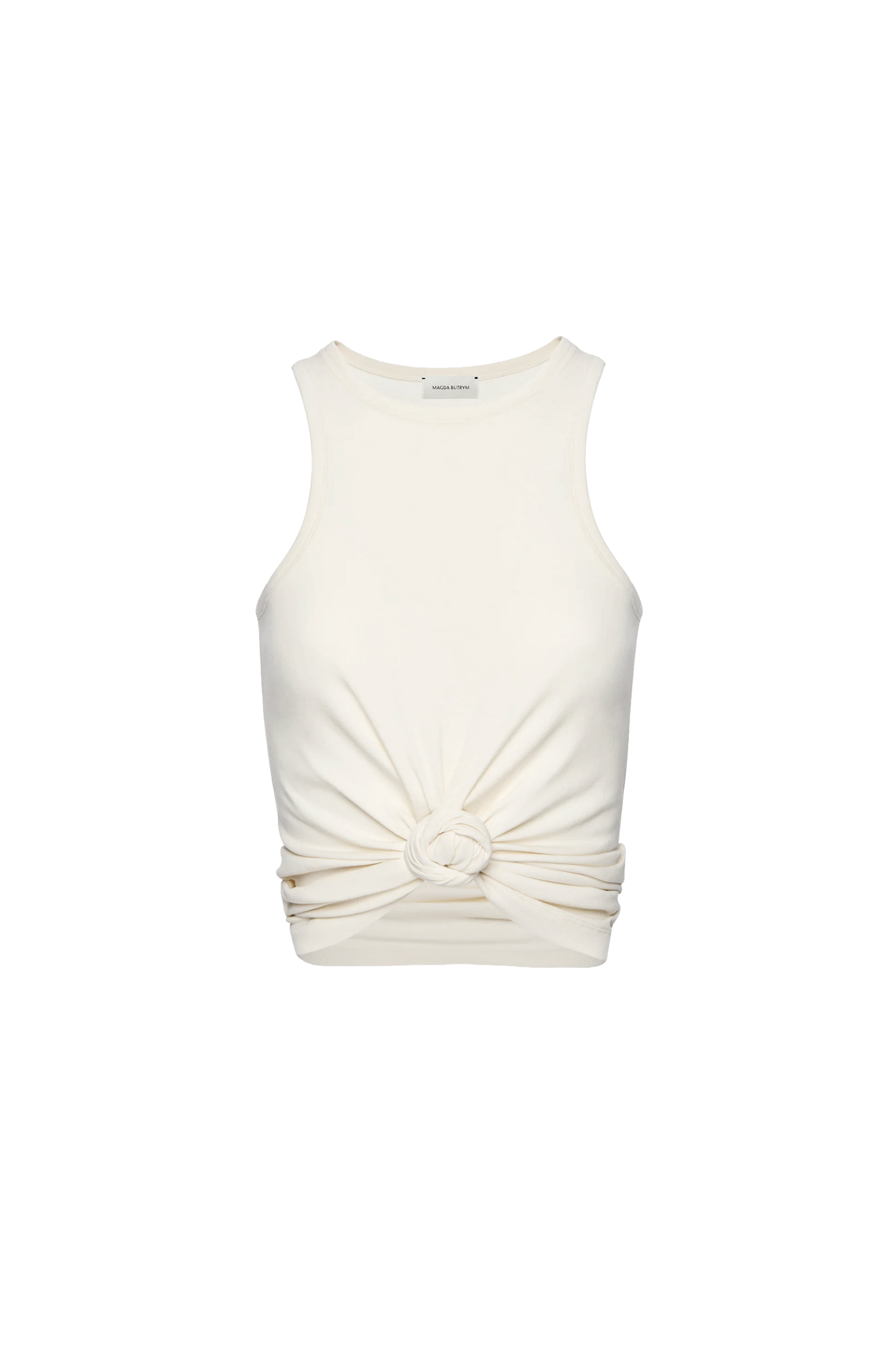 Knotted Tank Top in Cream