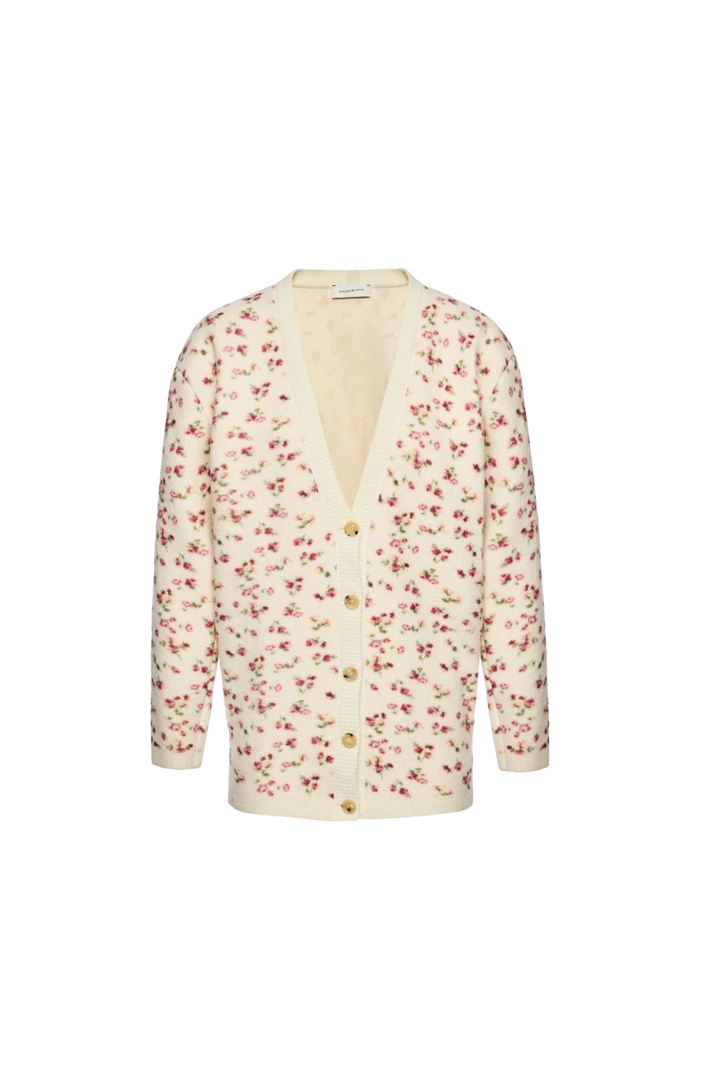 Floral cardigan in cream
