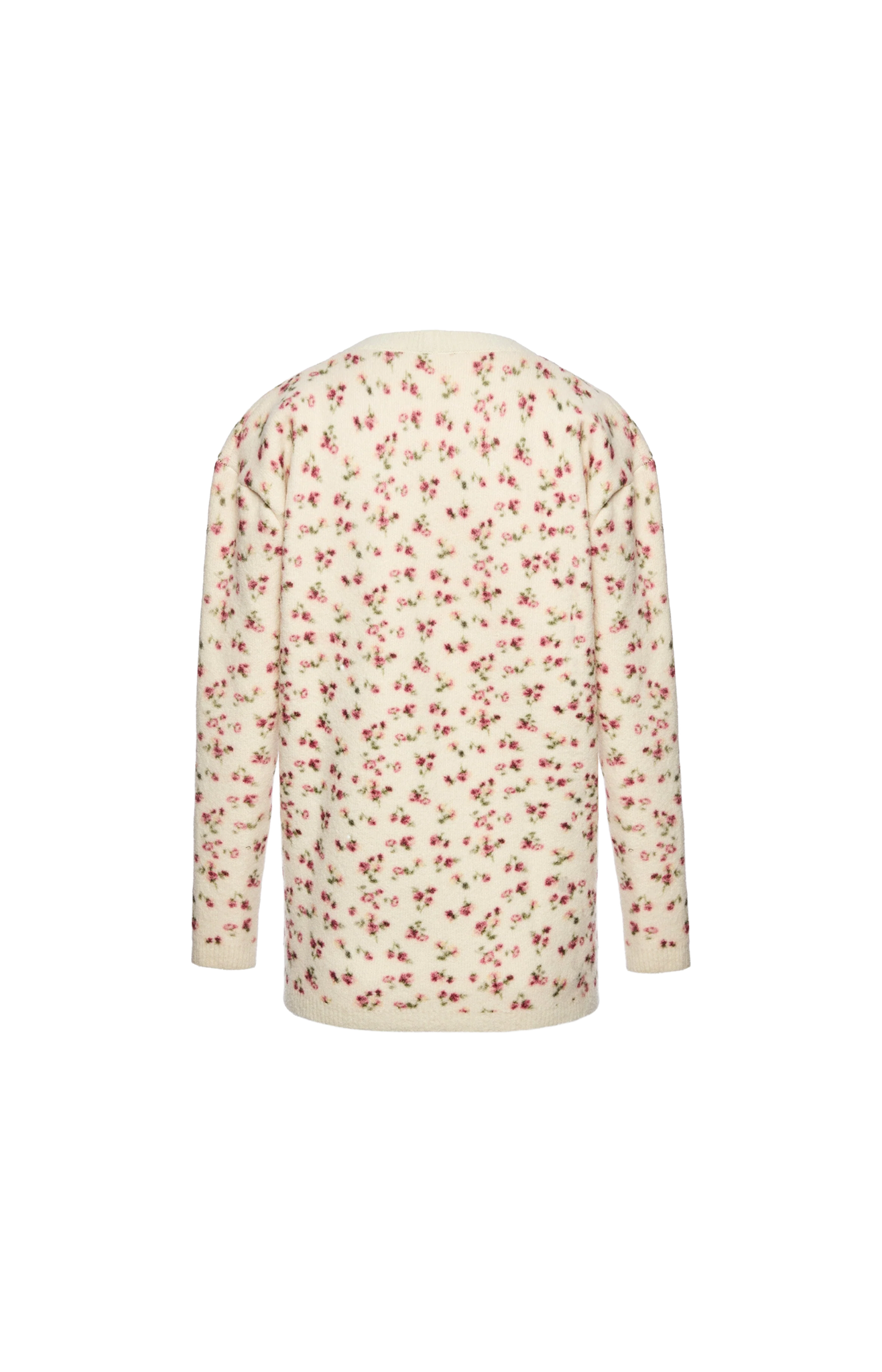 Floral cardigan in cream